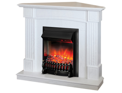 Угловой электрическая камин Andrea WT с очагом Fobos