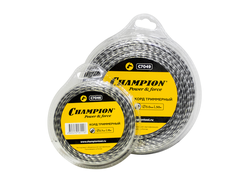 Корд трим.CHAMPION  Tri-twist 2.7мм*60м (витой треугольник)+нож