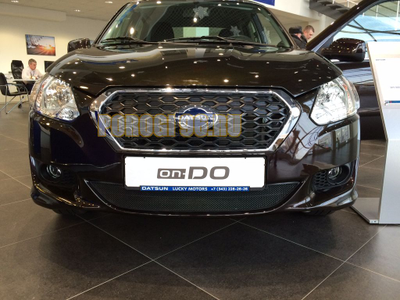 Защита радиатора Datsun on-DO 2014- black