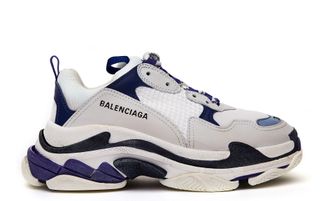 Женские кроссовки Balenciaga (Баленсиага) Triple-S Фиолетово-белые женские (36-41)