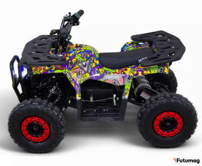 Квадроцикл MOTAX Grizlik Midi E1000 BW Граффити