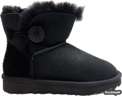 UGG W CLASSIC ULTRA С ПУГОВИЦЕЙ BLACK (36-40)
