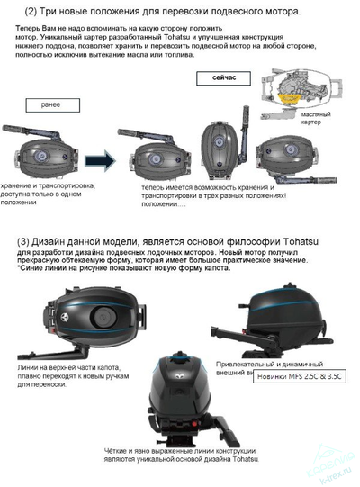 Лодочный мотор Tohatsu MFS3.5CS