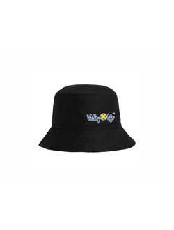 Панама взрослая черная (логотип Volleylife)