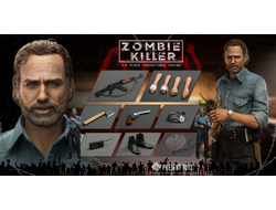 Рик Граймс (Ходячие мертвецы, Walking Dead) - КОЛЛЕКЦИОННАЯ ФИГУРКА 1/6  The Walking Dead Zombie killer (PT-sp53) - PRESENT TOYS