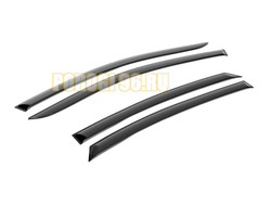 Дефлекторы окон AutoFlex, литьевой ПММА для Nissan Qashqai 2007-2014