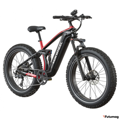 Электровелосипед MOKWHEEL OBSIDIAN 2.0 красный