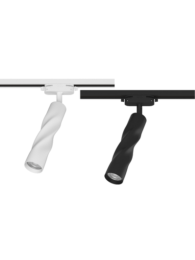 ТРЕКОВЫЙ ОДНОФАЗНЫЙ СВЕТИЛЬНИК-СПИРАЛЬ GU10 БЕЛЫЙ/ЧЕРНЫЙ RITTER ARTLINE