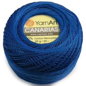 Синий арт.4915  Canaris 100%мерсеризованный хлопок 20г/203м