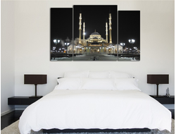 Модульная картина "Сердце Чечни"