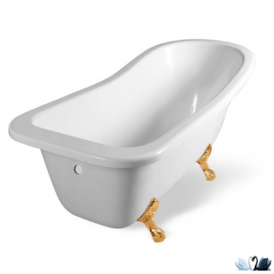 Ванна Эстет Царская 170 x 73 см отдельностоящая каменная