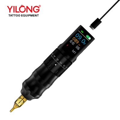 Беспроводная тату машинка Yilong Alligator Strokes 2.7-4.5mm Black