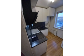 Кухня черно белая