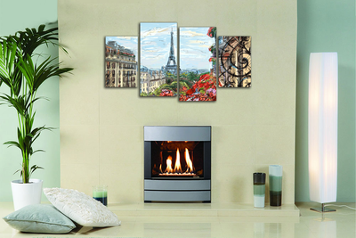 Модульная картина "Красочный Париж"