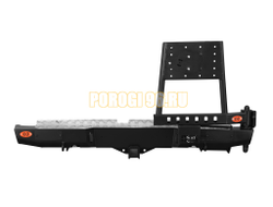 Задний силовой бампер серии Трофи на Nissan Navara III 2010-2015 (03.168.02)