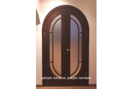 Двустворчатая арочная дверь Мальва