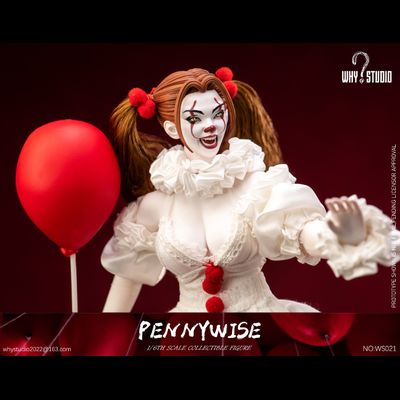 ПРЕДЗАКАЗ - Мисс Пеннивайз ("Оно") - Коллекционная фигурка 1/6 Pennywise (WS021) - WHY STUDIO ?ЦЕНА: 25900 РУБ.?
