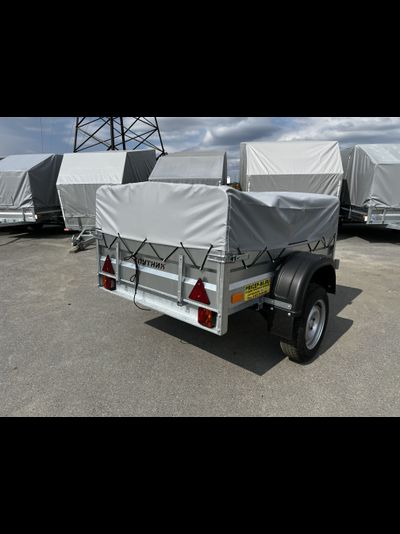 Прицеп «Спутник PRO» (1900х1200х370) оцинкованная рама, с силовым подрамником