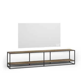 Тумба TV stand 200 lite 2 black темный дуб