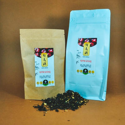 Черный чай с добавками "Черри-бленд" 100г