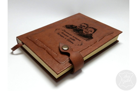 блокнот с гравировкой, кожаный ежедневник, блокнот из натуральной кожи, дорогой ежедневник купить
