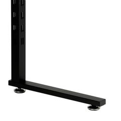 Односторонняя чёрная опора для торговых стоек и колонн