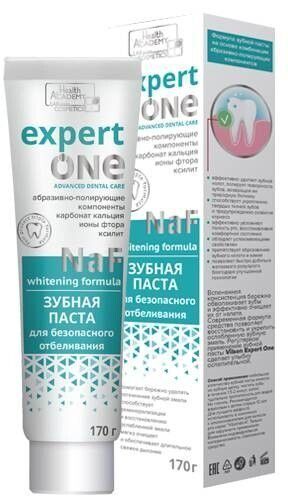 VILSEN Зубная паста 170г EXPERT ONE для безопасного отбеливания серии Vilsendent