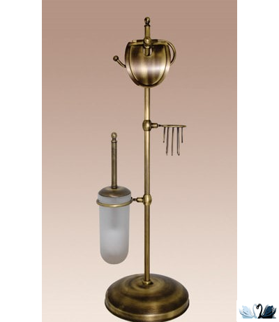 Напольная Бронзовая стойка с аксессуарами для туалета от Wildbad