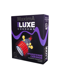 620/1 Презервативы Luxe, maxima, «Французский связной», 18 см, 5,2 см, 1 шт.