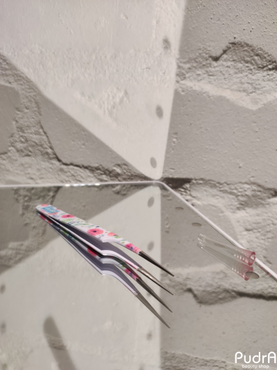 Lash&Go Пинцет для наращивания ресниц прямой с изгибом