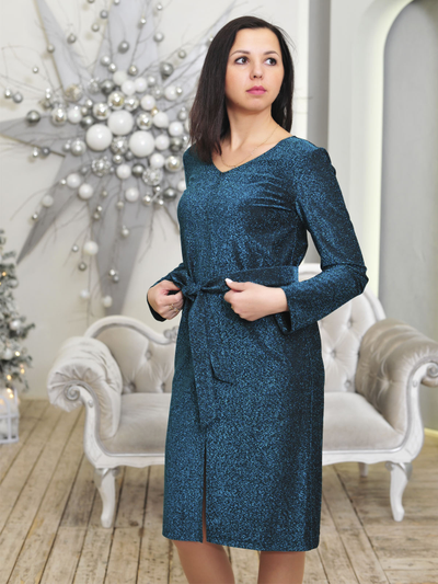 Платье Арт 395-1123 зеленый