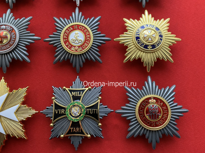 Коллекция звезд орденов Российской Империи, 9 штук без повторов!" Копии LUX!