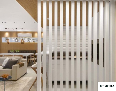 Интерьерная перегородка 40х60 мм. (белый)