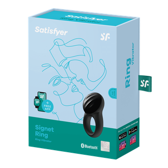 Эрекционное кольцо Satisfyer Signet Ring с возможностью управления через приложение