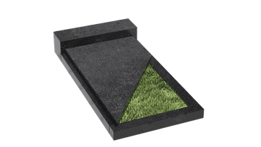 Цветники и надгробные плиты