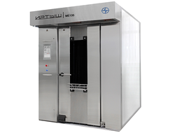 Печь ротационная ИРТЫШ ПВТ - 2Дф1 (2650х1620х2480мм; 51 кВт; под противни 600х800мм; корпус нерж.)