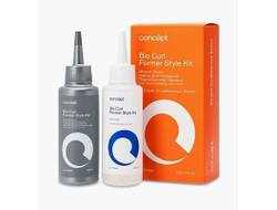 Concept Набор для холодной перманентной завивки для ослабленных волос №2 Живой локон (bio curl), 100 мл+100 мл