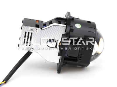 Aozoom BiLed+Laser AAPD 17L с лазером (прямоугольные) 61W/77W, 12V, 6 Поколение, 3.0 дюйма (комплект, 2шт)