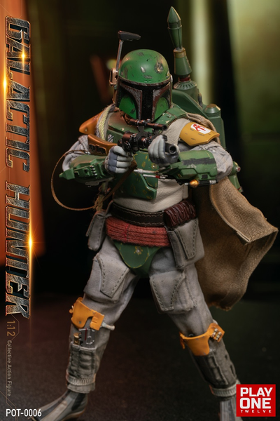 Боба Фетт (Звездные Войны, Star Wars: The Empire strikes back) - Коллекционная фигурка 1/12 SCALE Galactic Hunter (POT-0006) - Play One twelve