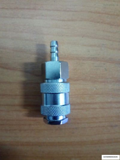 Разъем пневмо быстросъемный "мама" д.6 (елка)