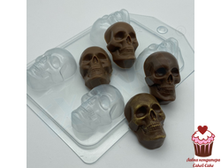 Форма пластик Череп мини