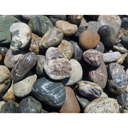 Валун цветной ландшафтный, фракция 50-100 мм