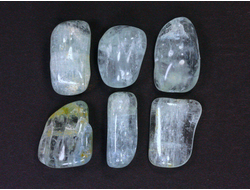 Берилл голубой (Аквамарин), галтовка в ассортименте, Россия (17-23 мм, 1-3 г) №11261