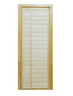 Дверь Наборная Глухая ПГ-5(пять) Липа Размер(с коробкой): 1,9м*70см