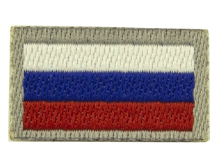 Шеврон флаг РФ на клейкой основе 1/6 (78064) - DAMTOYS