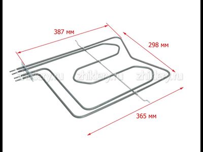 ТЭН верхний 800+1200W для духовки Indesit, Hotpoint Ariston, Whirlpool (COK112ID, C00078419)