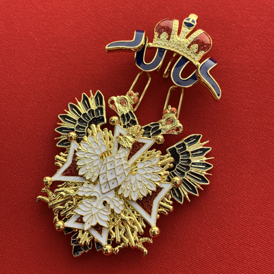 Орден Белого Орла с бантом из муаровой ленты. Полноразмерная копия LUX! Лот № 59.