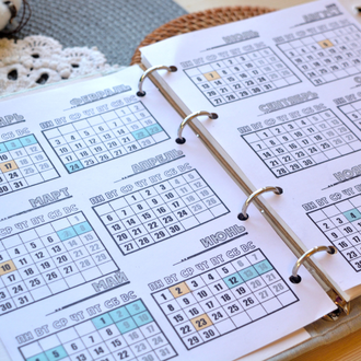 ФП набор штампов "Календарь"