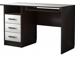 Компьютерный стол КЛ №2.0 Венге/Дуб молочный