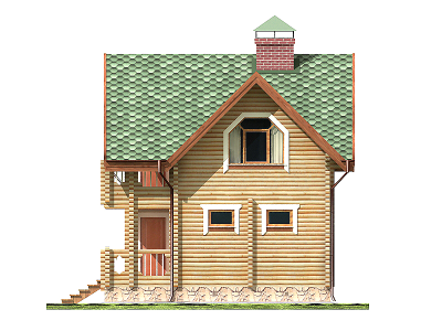 Гостевой дом-баня с бильярдной ДБ-13, площадь 120 м2